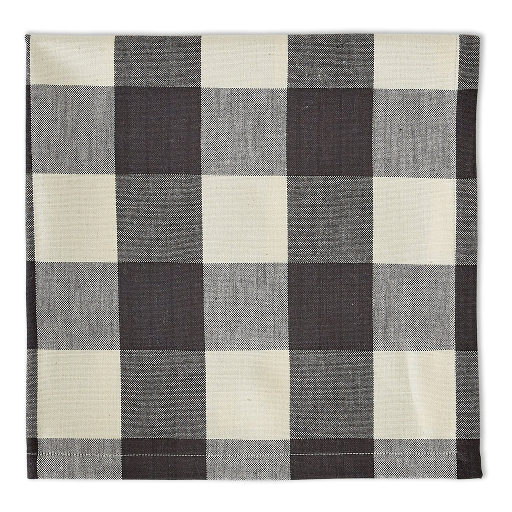 BLACK CHECK NAPKIN