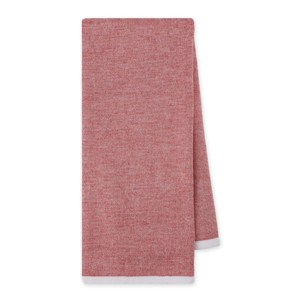 Red Cider Dual Side Chambray Terry Dishtowel