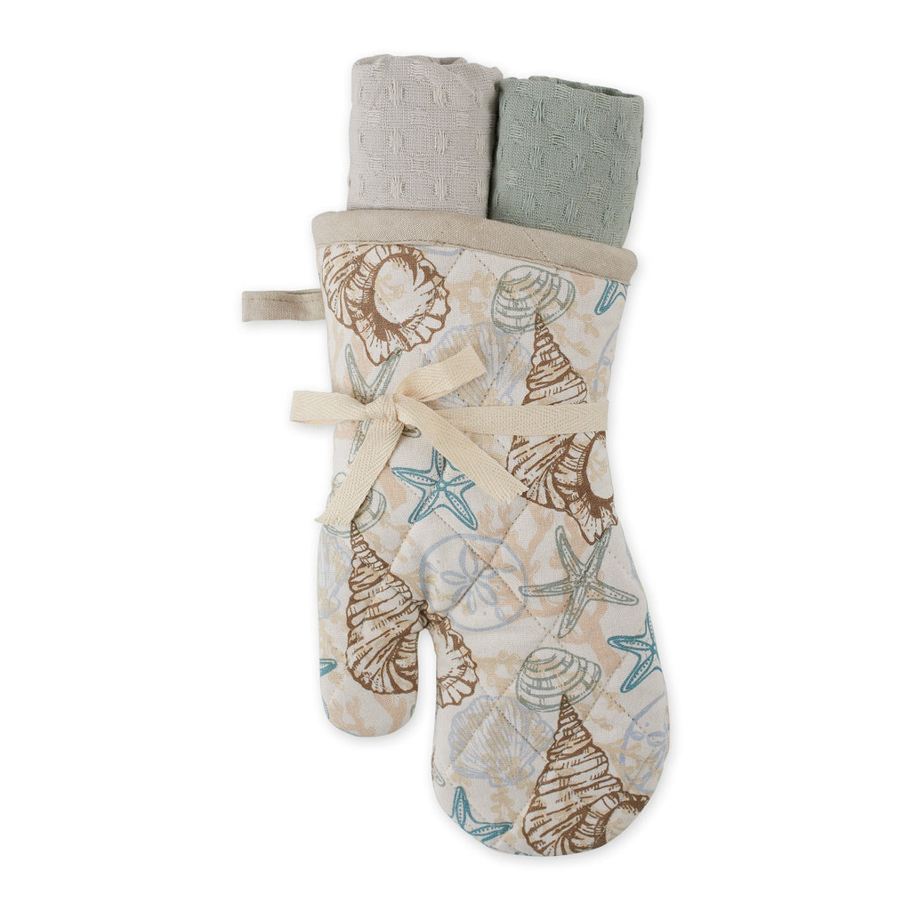 Beach Comber Oven Mitt Gift Set