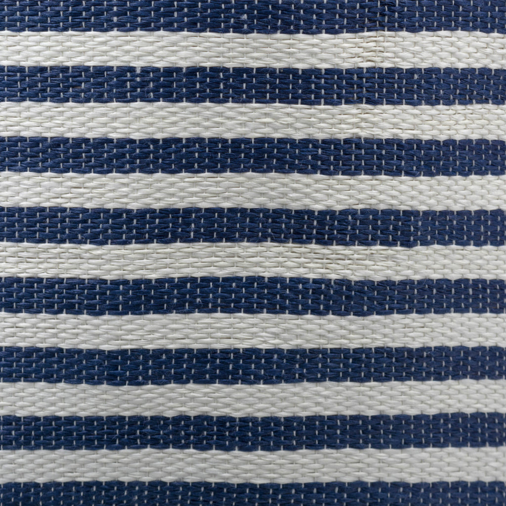 Paper Bin Pinstripe Nautical Blue Rectangle Medium