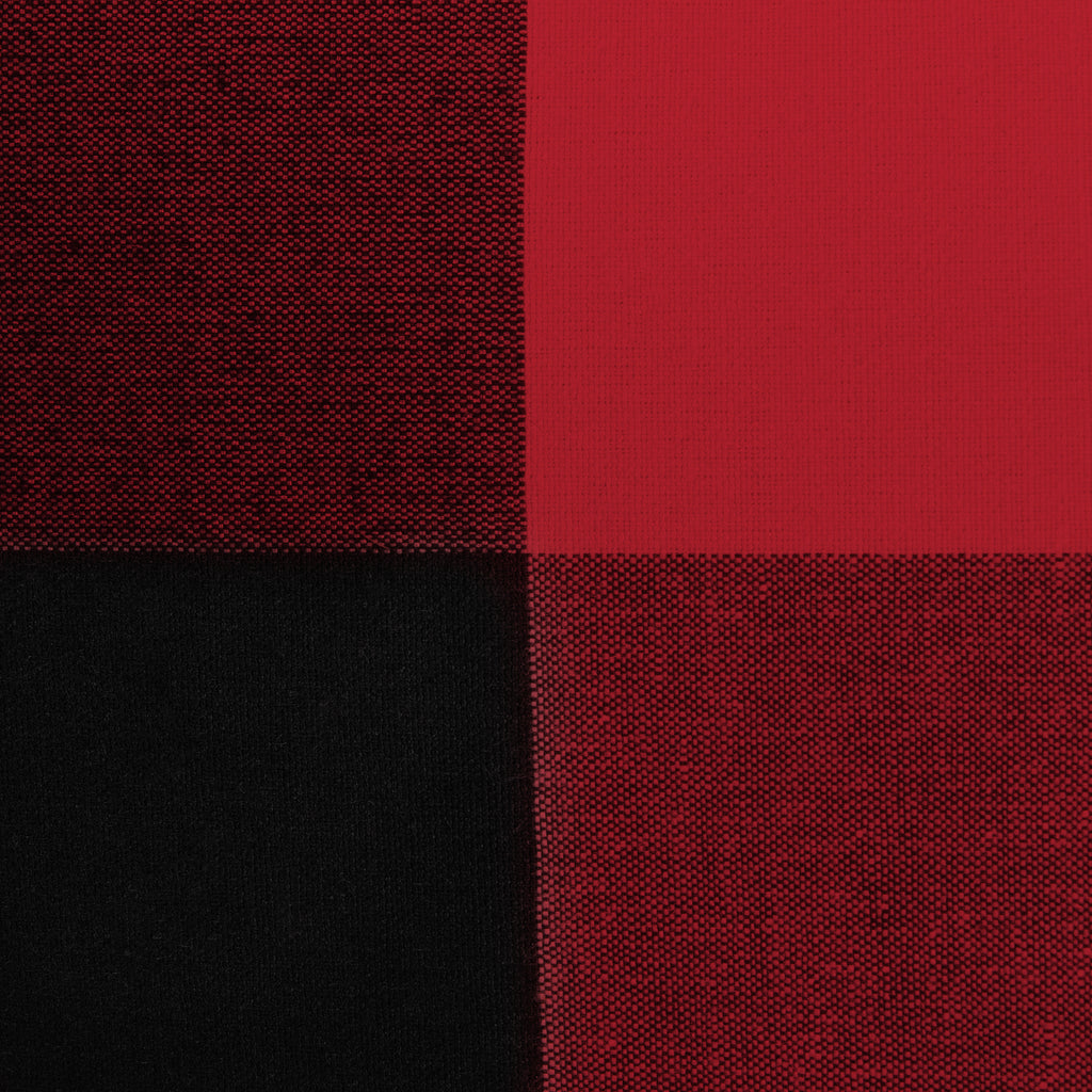 Buffalo Check Red / Black Polyester Bin Round Medium
