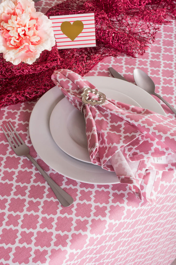 DII Rose Lattice Tablecloth