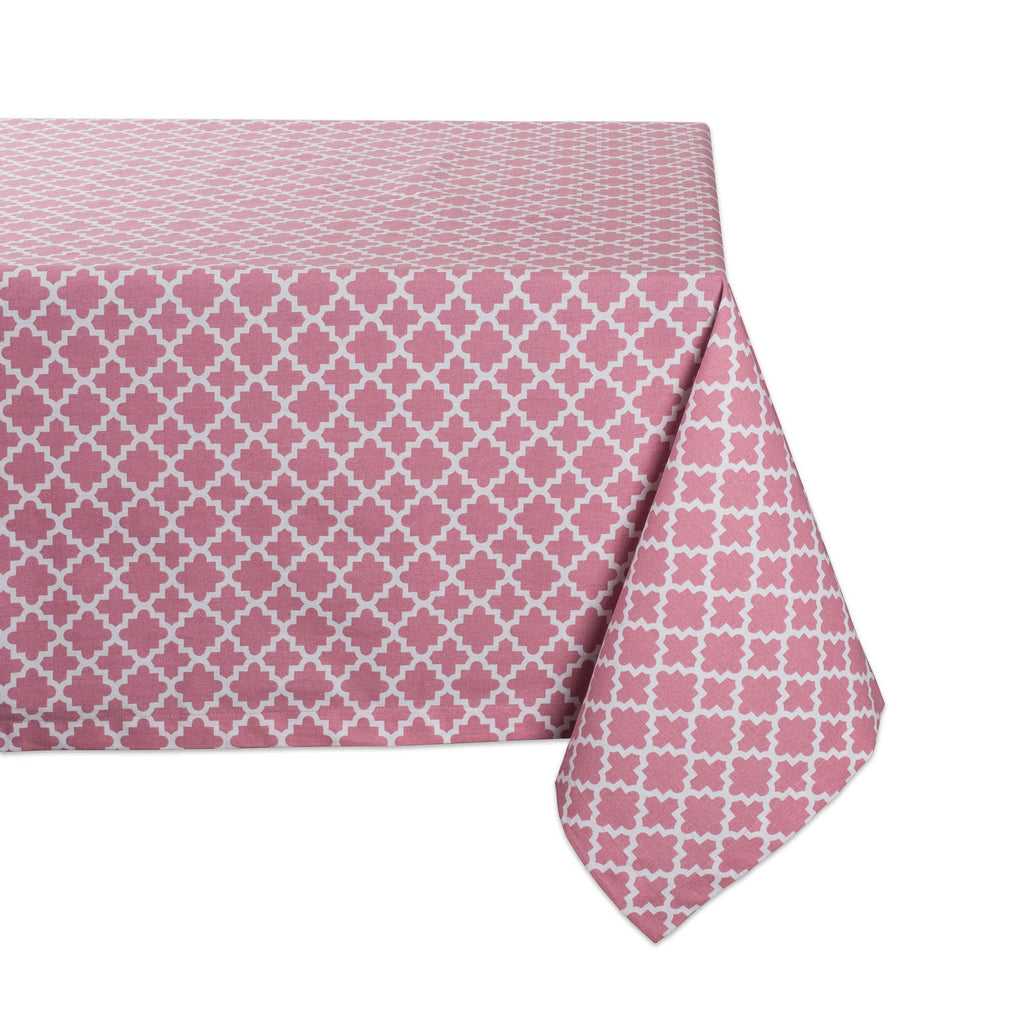 Rose Lattice Tablecloth 60x104