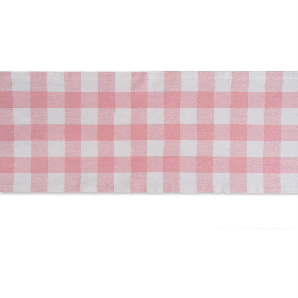 DII Pink Buffalo Check Table Runner