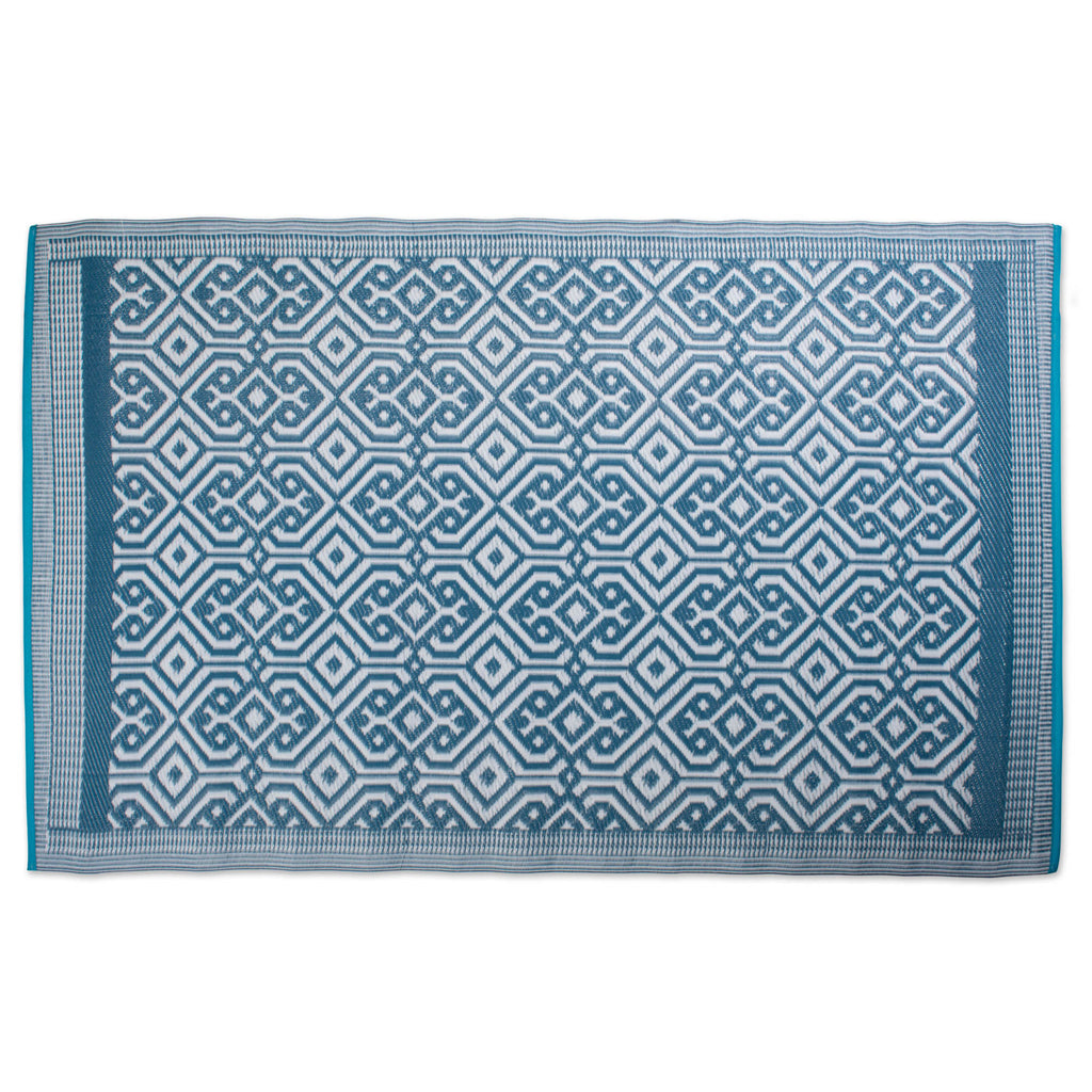 DII Blue Morrocan Outdoor Rug