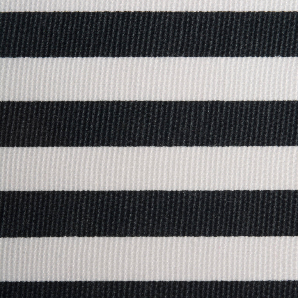 DII Polyester Cube Pinstripe Black Square