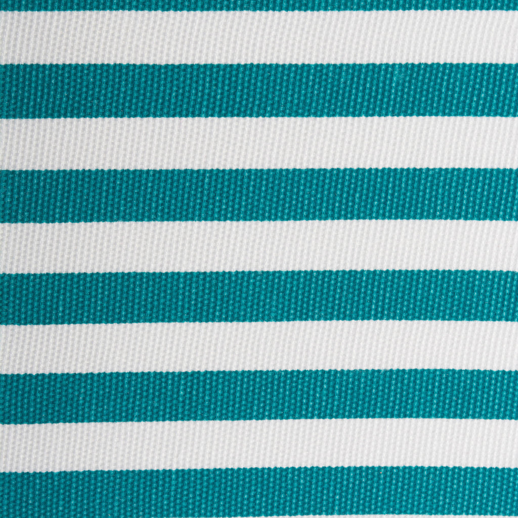 DII Polyester Cube Pinstripe Teal Square