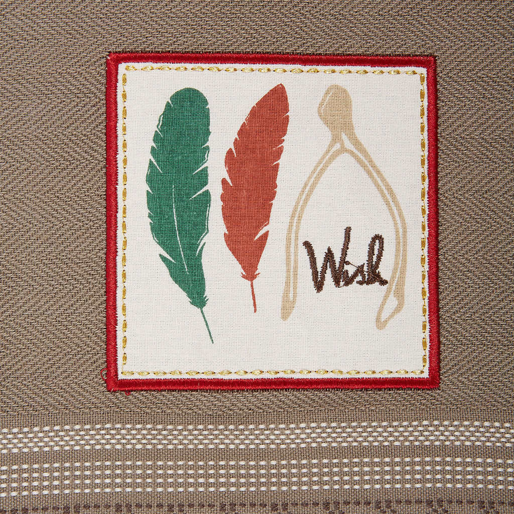 Falling In Fall Embroidered Dishtowel