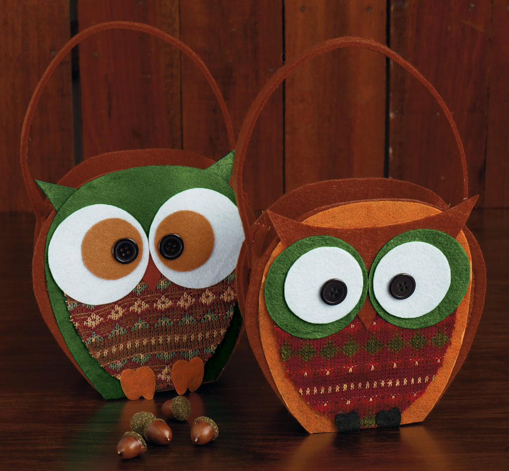 Owls Gift Bags Set of 4