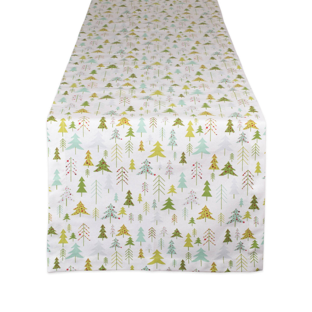 Holiday Woods Printed Table Runner 14x108