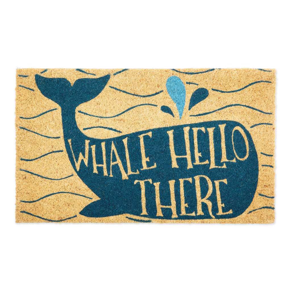 Whale Hello There Doormat