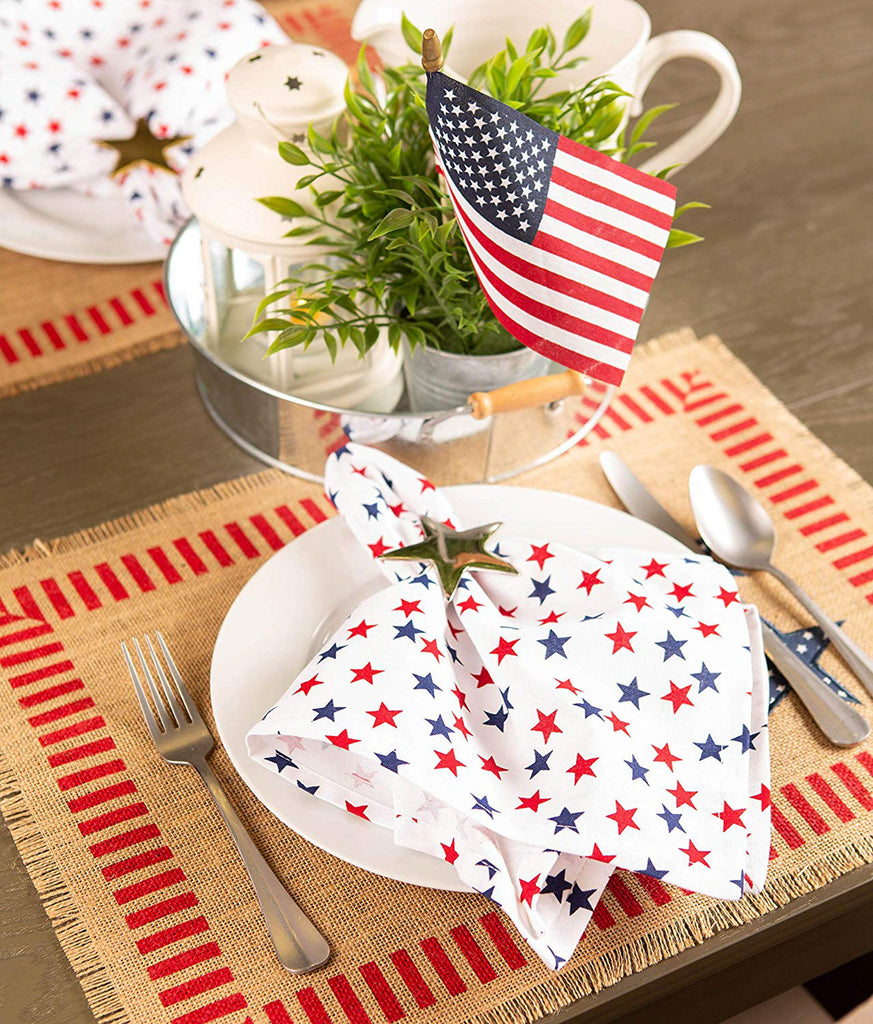 4th Of July Jute Placemat Set of 6