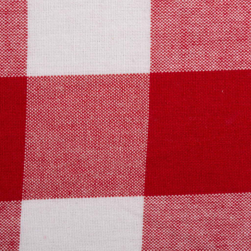 DII Red & White Buffalo Check Table Runner