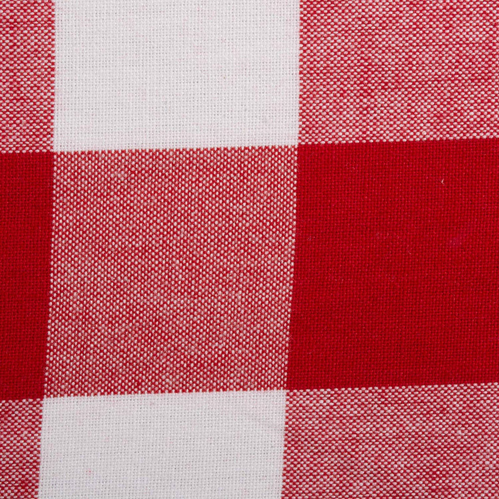 DII Red & White Buffalo Check Table Runner