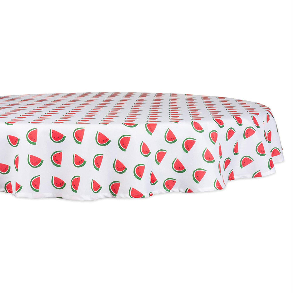 Watermelon Print Outdoor Tablecloth 60 Round