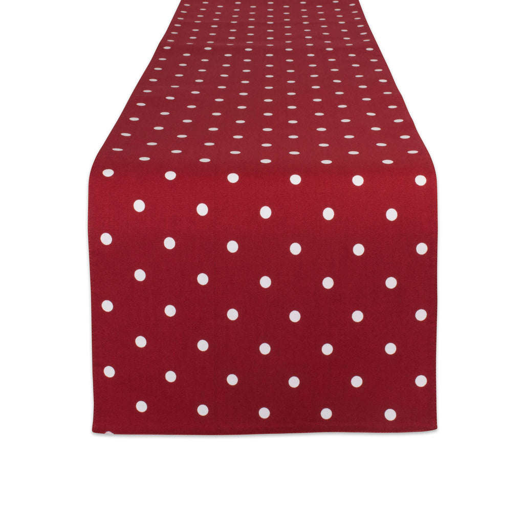 DII Table Set Red Polka Dot Set of 5