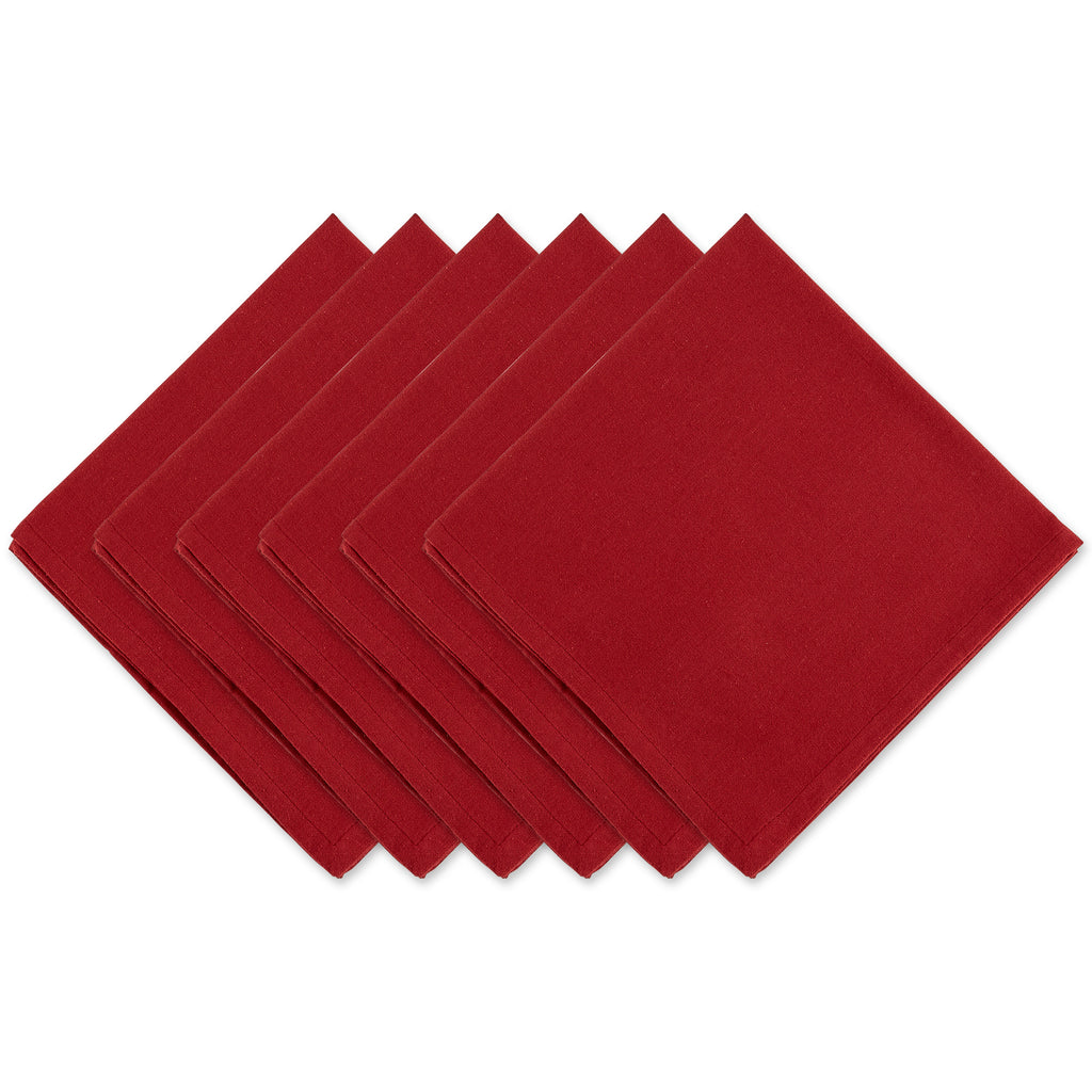 Barn Red Solid Napkin Set of 6