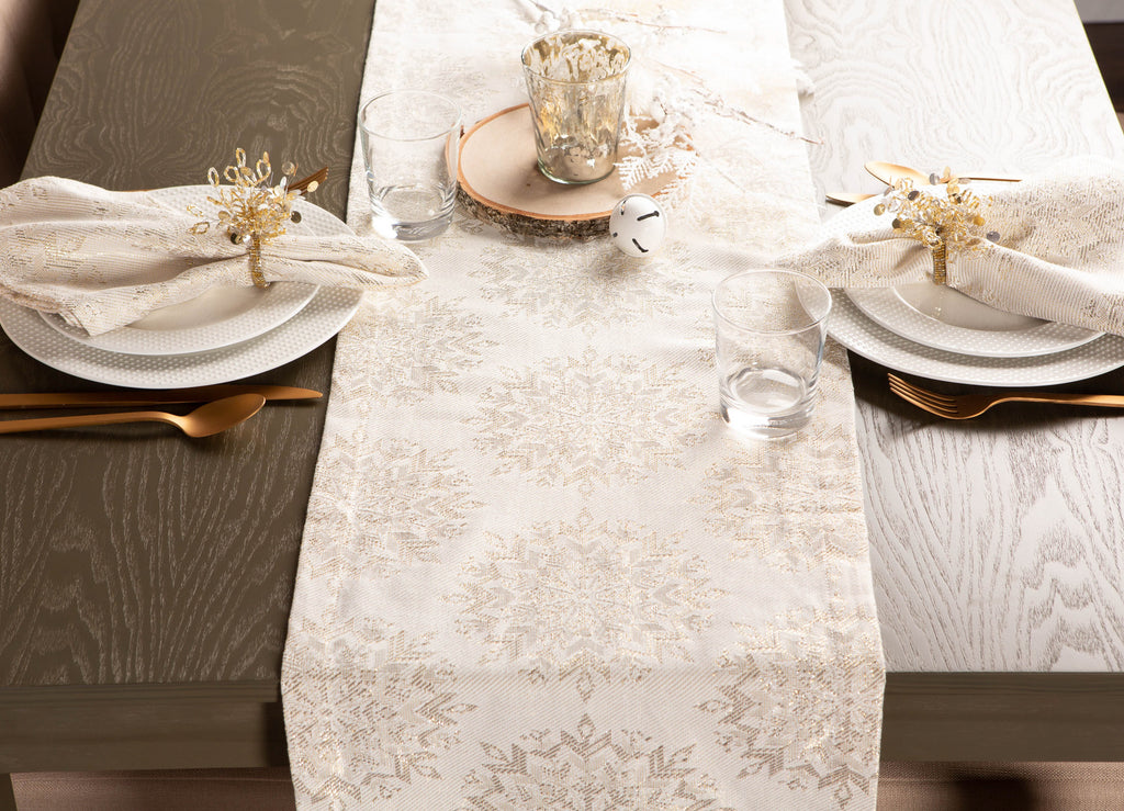 Winter Sparkle Jacquard Table Set