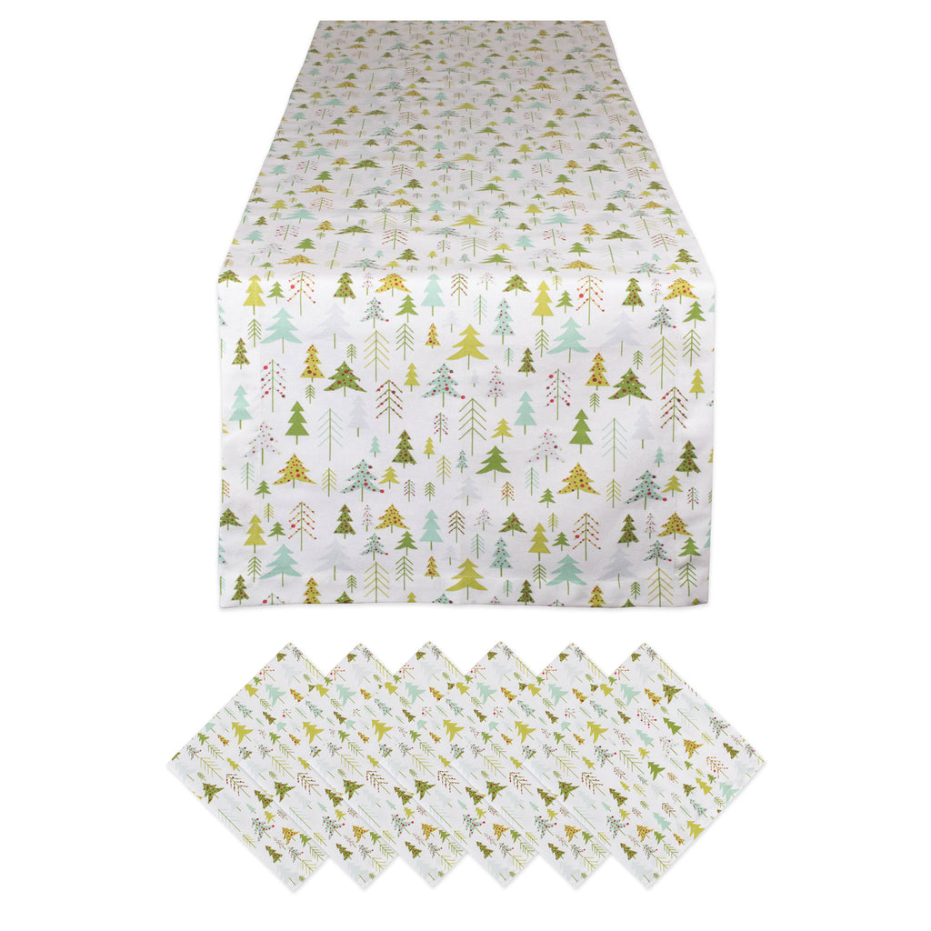 Holiday Woods Printed Table Set