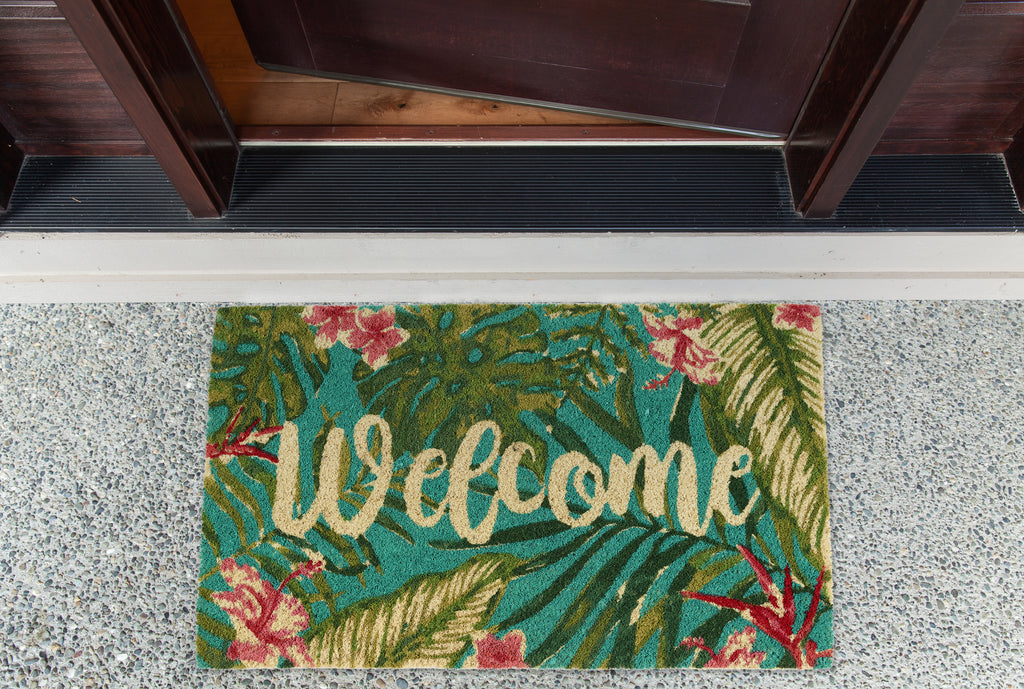 Tropical Welcome Doormat