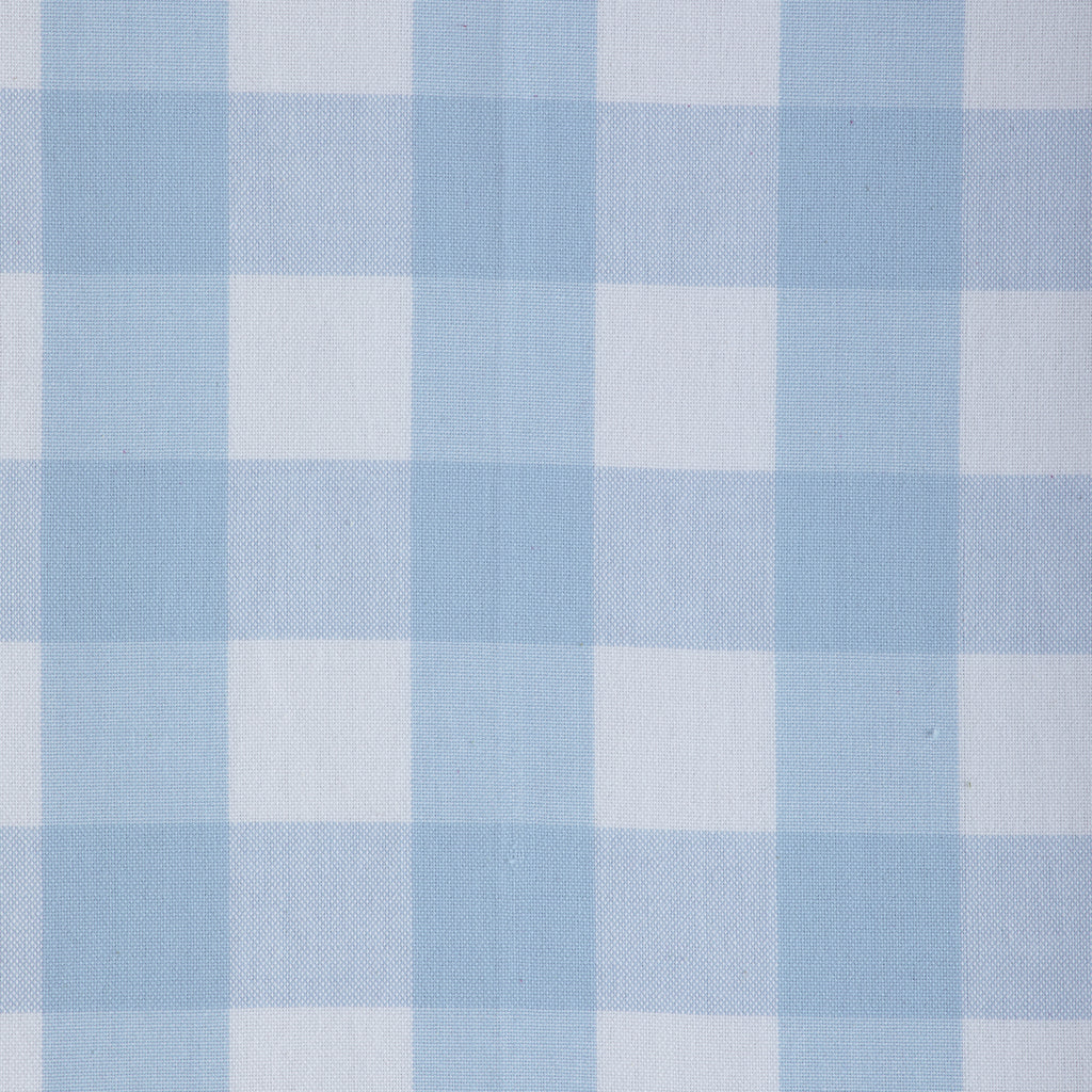 Light Blue Buffalo Check Table Runner 14X108