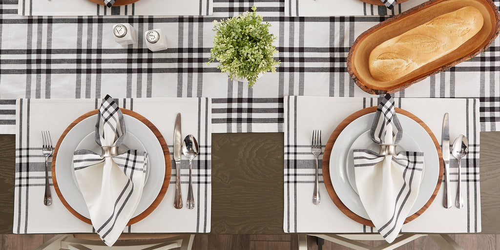 Black Home Sweet Farmhouse Placemat Set of 6