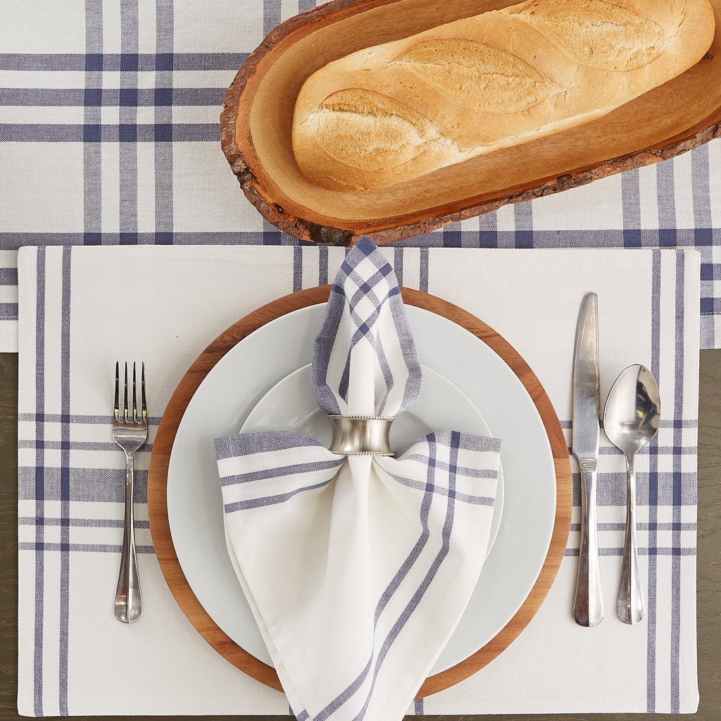 French Blue Home Sweet Farmhouse Napkin set of 6