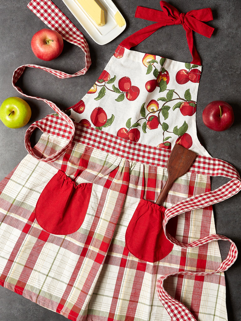 Apple Orchard Print Apron