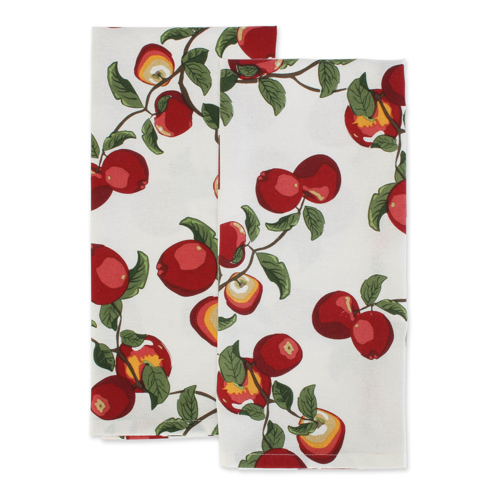 Apple Orchard Print Kitchen Set of 4