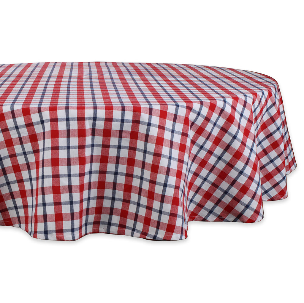 American Plaid Tablecoth 70 Round