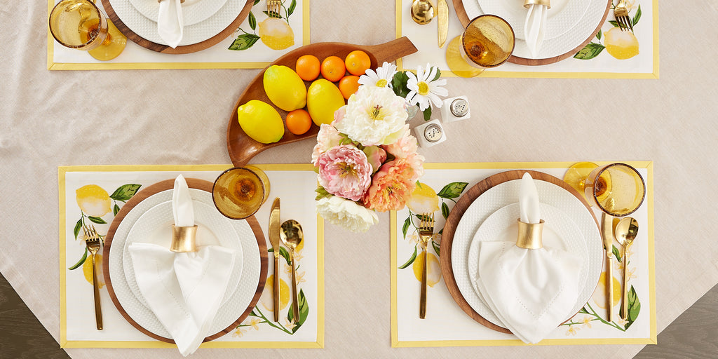 Lemon Bliss Printed Placemat set of 6