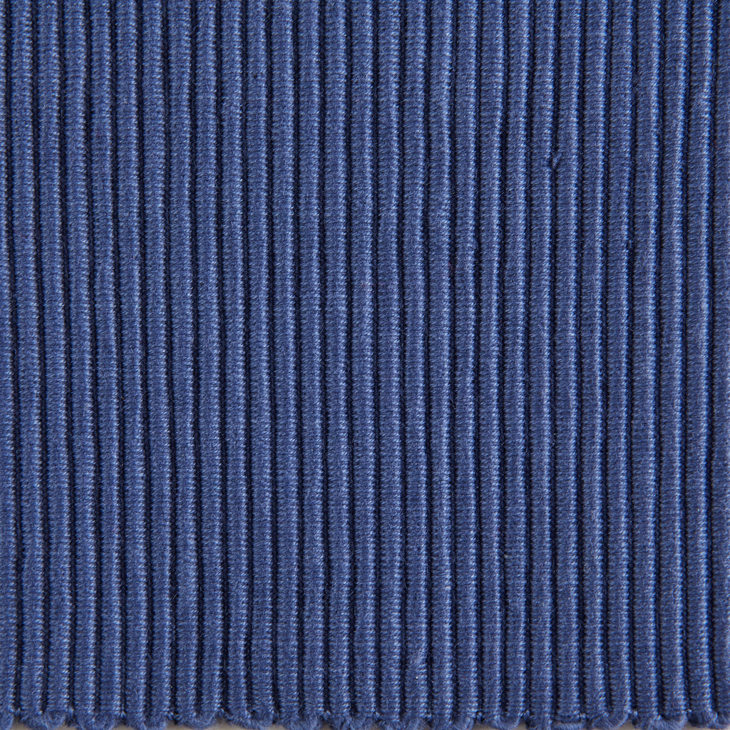 French Blue Ribbed Placemat set of 6
