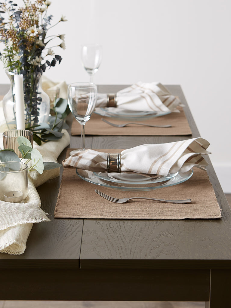Stone Ribbed Placemat set of 6