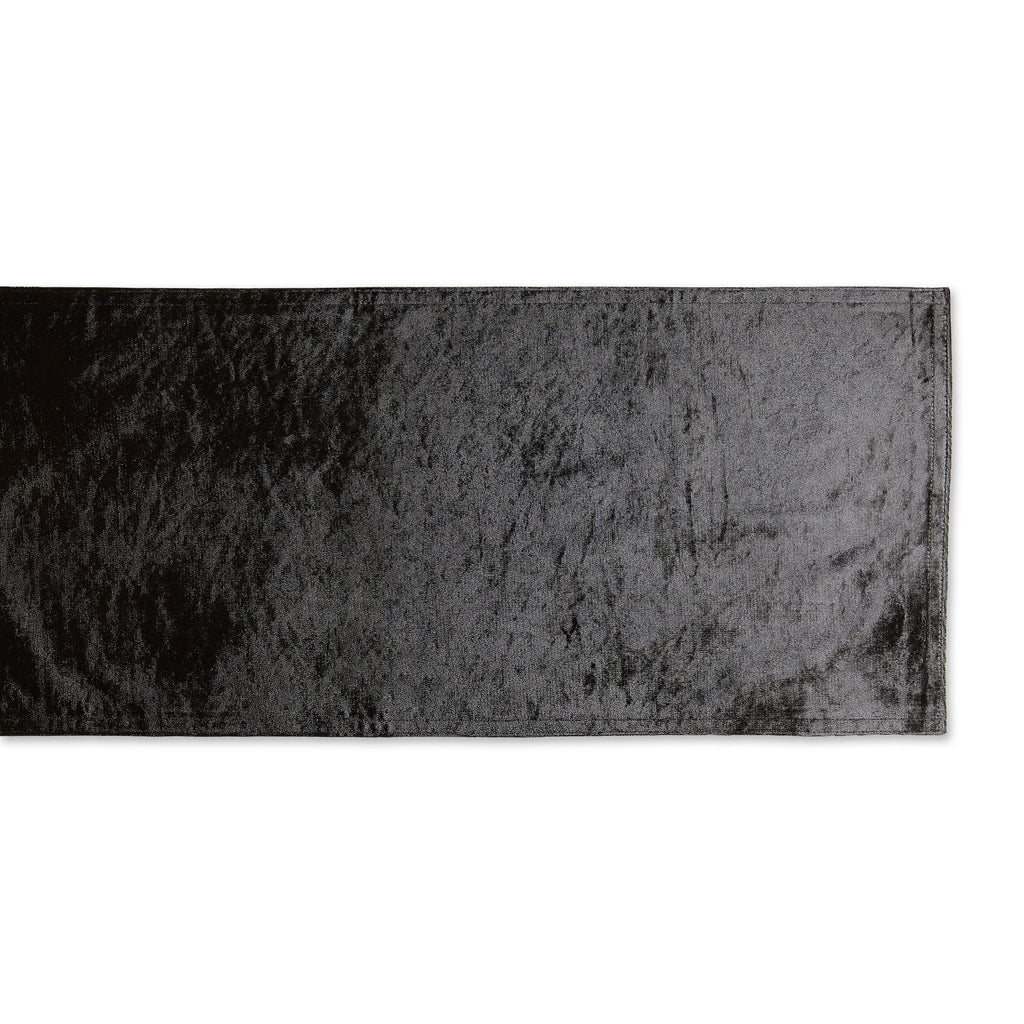 Black Velvet Table Runner 14x72