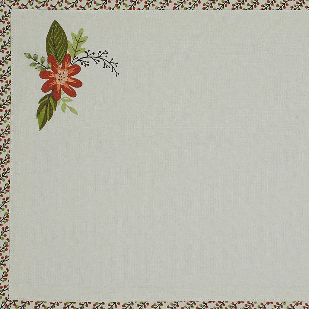 Fall In Love Reversible Embellished Placemat Set of 6