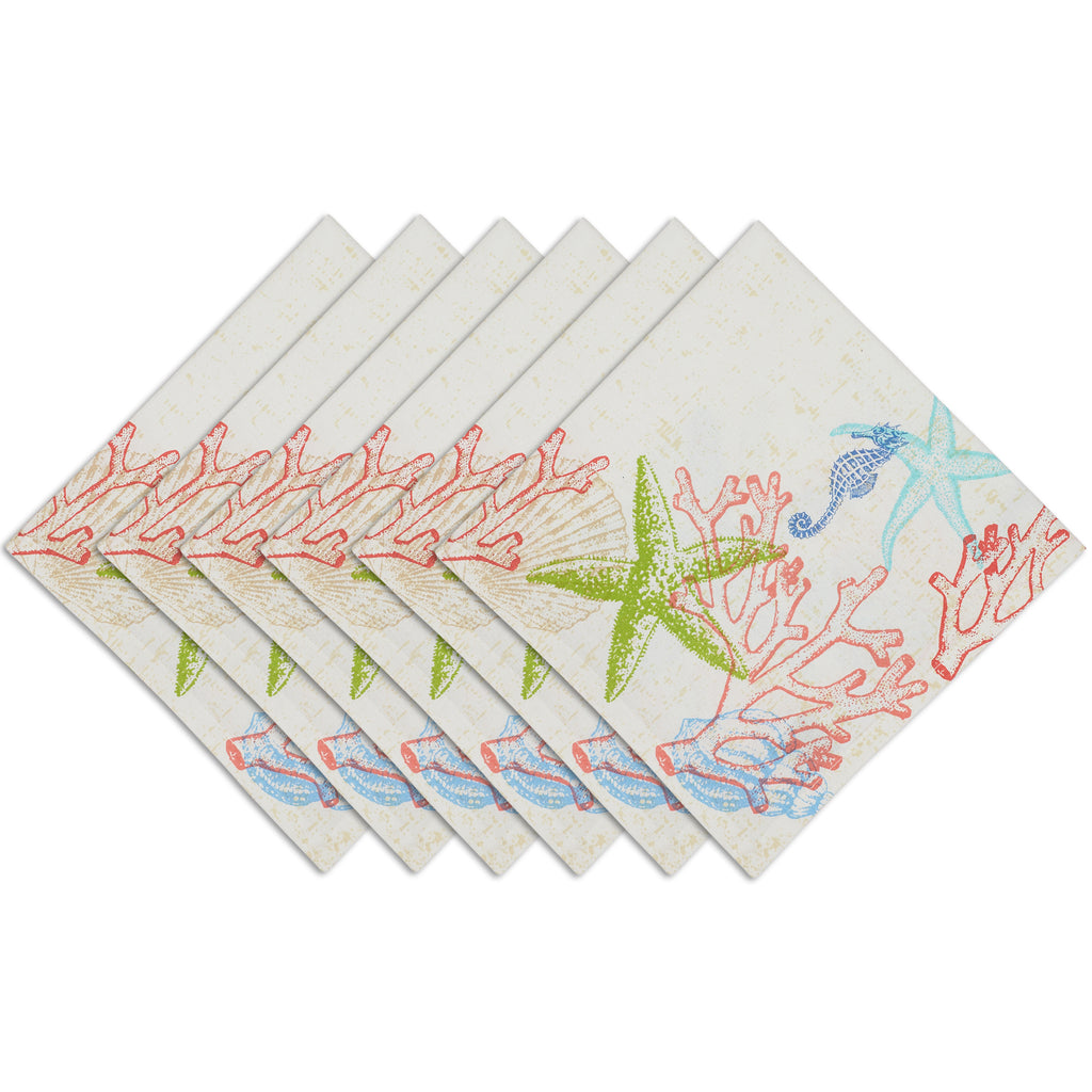 Lagoon Printed Napkin set of 6