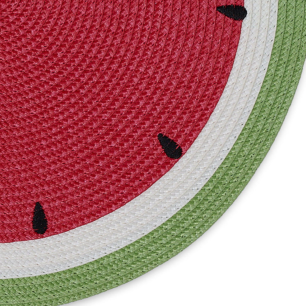 Summer Day Watermelon Round Placemats set of 6