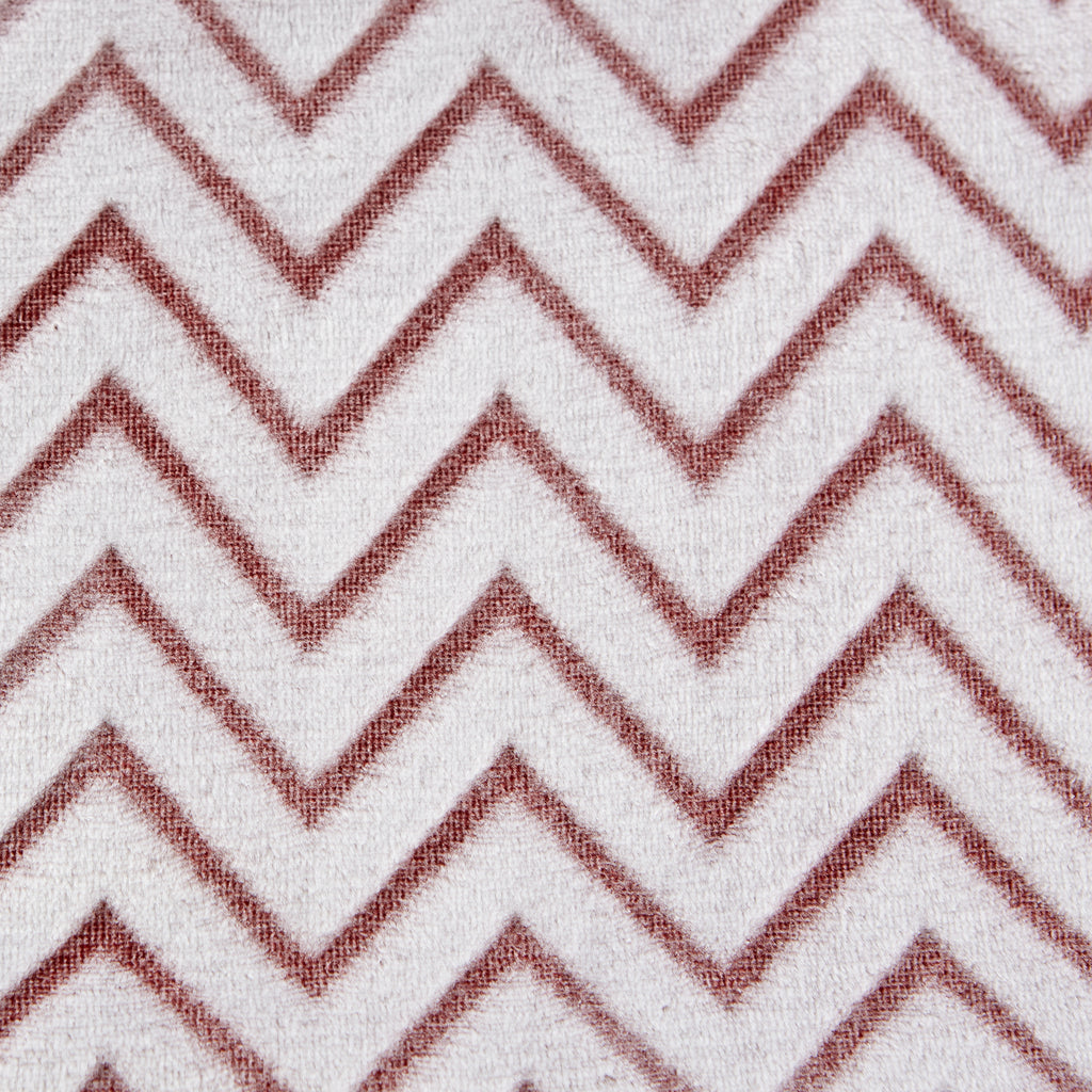 Barn Red Chevron Plush Throw