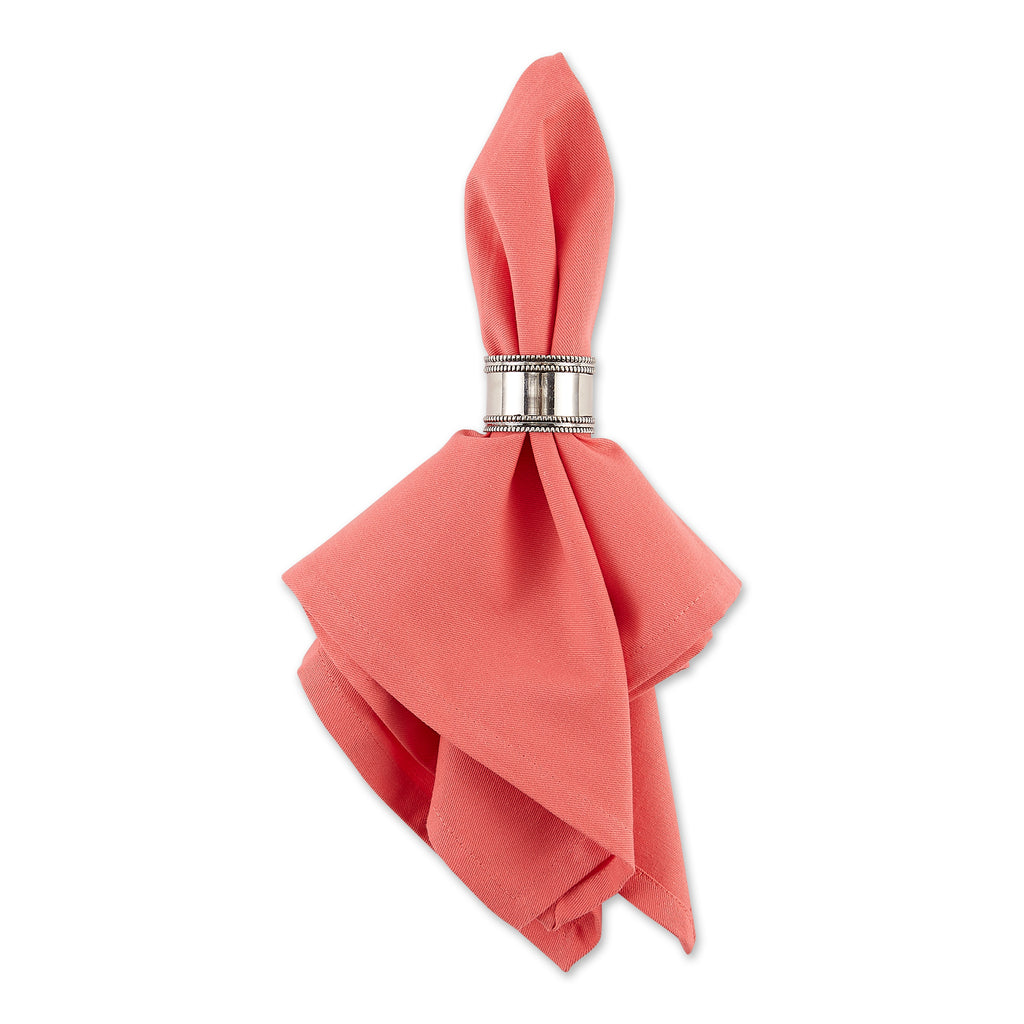 Solid Coral Reef Napkin set of 6