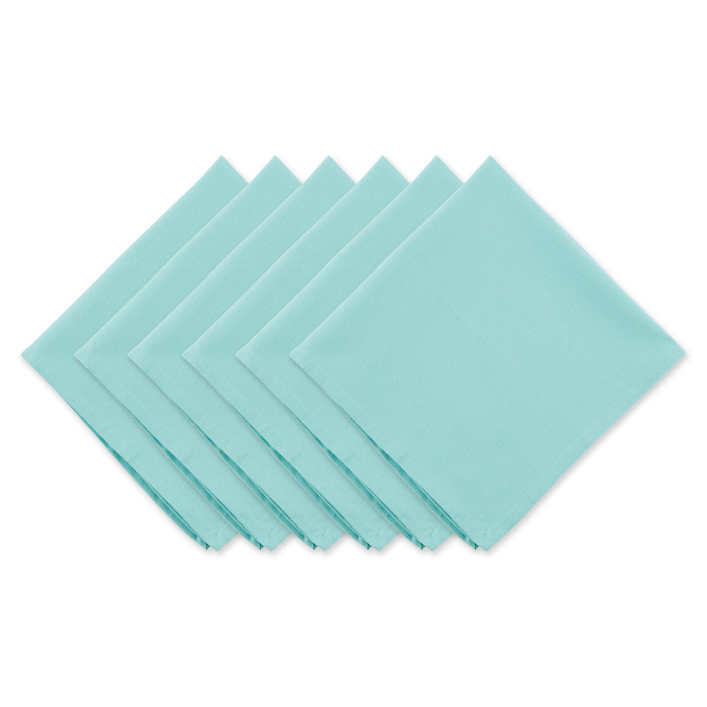 Solid Light Aqua Napkin set of 6