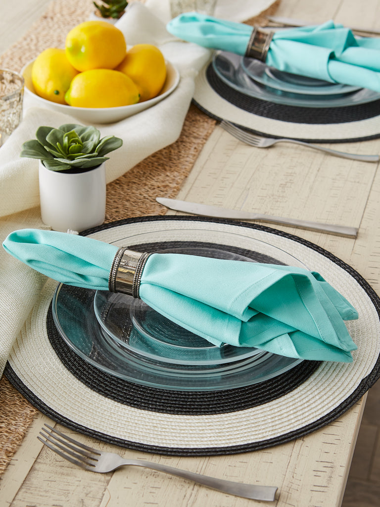 Solid Light Aqua Napkin set of 6