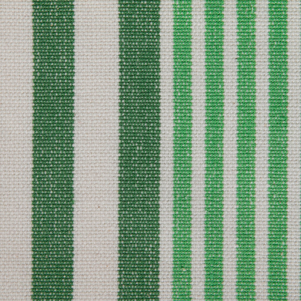 Grass Green Stripes Table Runner 14X72