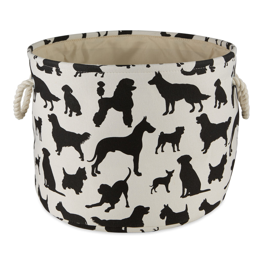 Polyester Pet Bin Dog Show Round Small 9X12X12