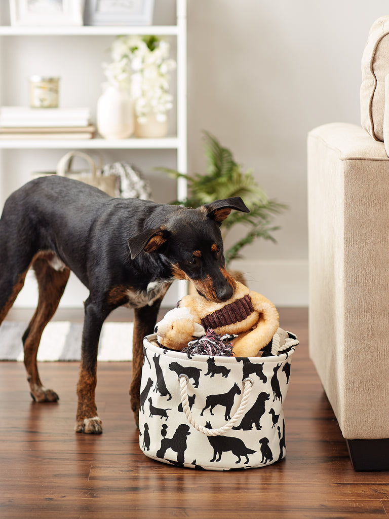 Polyester Pet Bin Dog Show Round Small 9X12X12