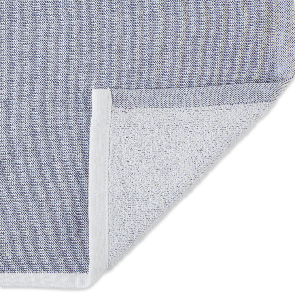 French Blue French Terry Chambray Solid Dishtowel Set of 3