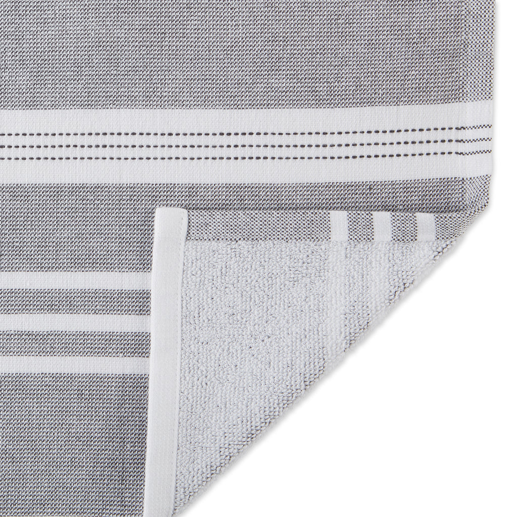 Mineral French Terry Variegated Stripe Dishtowel Set of 3