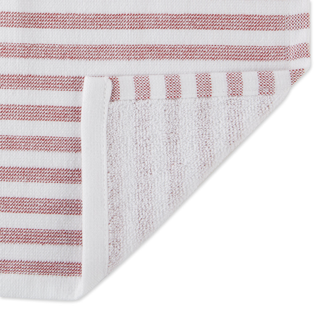 Barn Red French Terry Dishtowel Set of 3