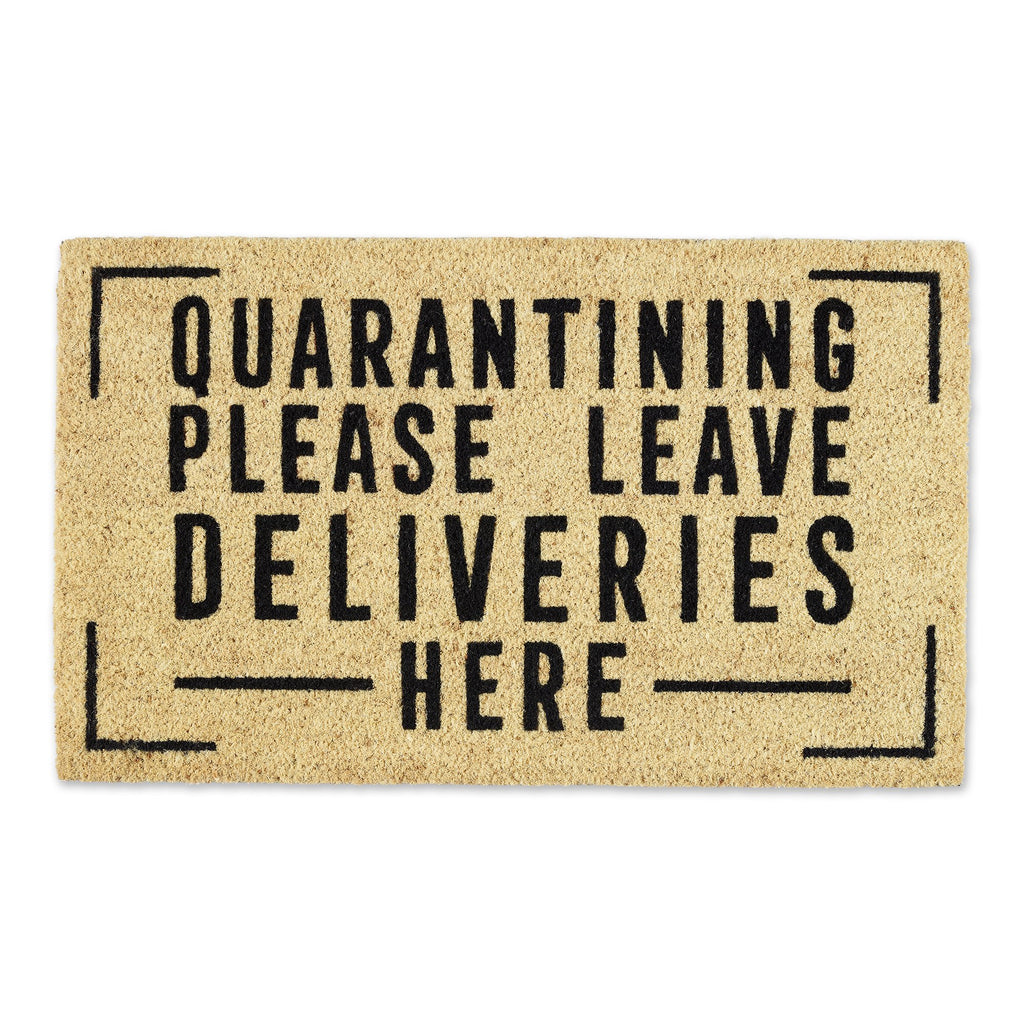 Deliveries Here Doormat
