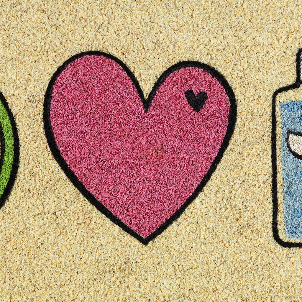 Peace Love Sanitizer Doormat