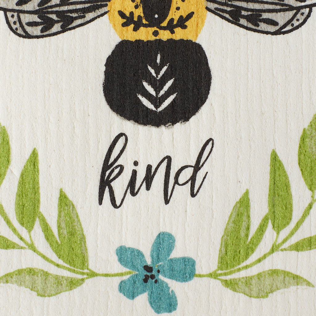 Bee Kind Swedish Dishcloth Set Of 3